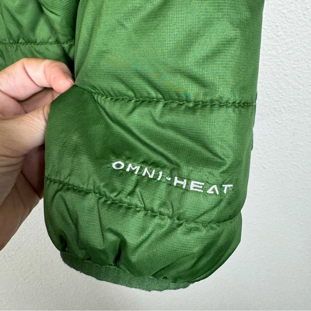 Columbia Men's Green Puffer Jacket Omni Heat Insulated Outdoor Size XL - Picture 3 of 7